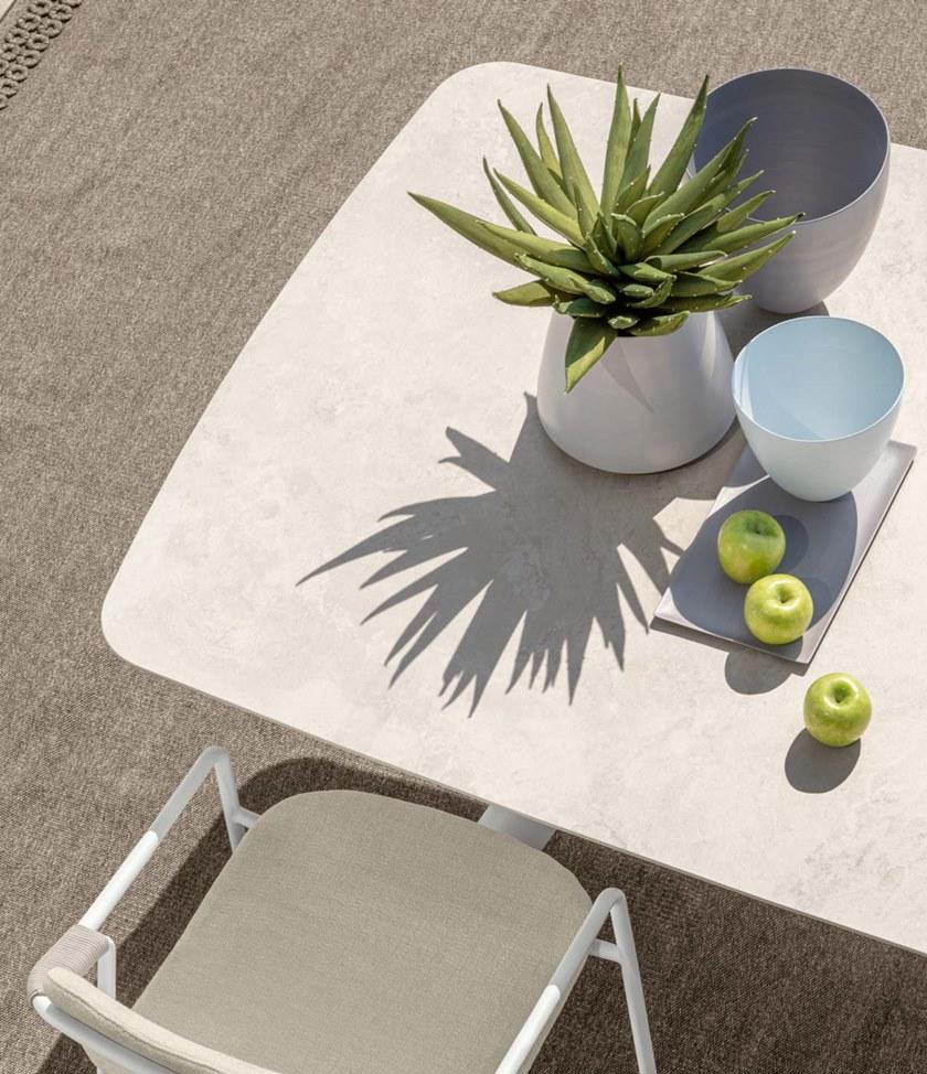 Talenti Садовый стол из алюминия и столешница из керамогранита Coral Cortp240 - Вид №3