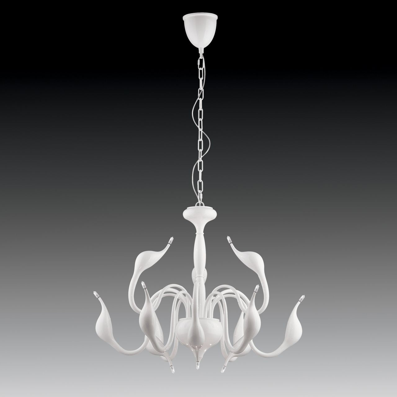 Подвесная люстра Lightstar Cigno Collo Wt 751126 LIGHTSTAR ДИЗАЙНЕРСКИЕ, CIGNO COLLO 056062 Белый  - Вид №2