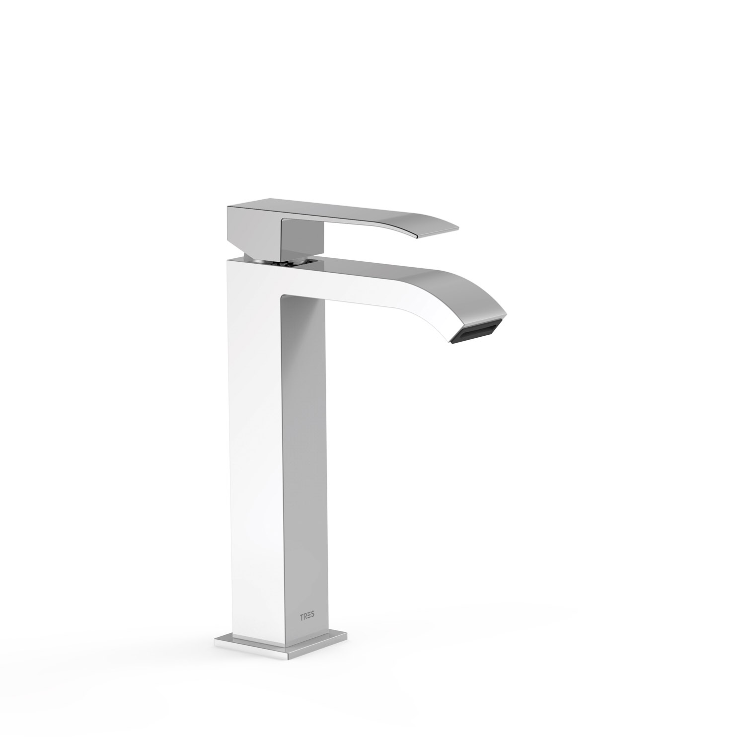 Смеситель для раковины CUADRO High с одной ручкой -00661001BL TRES 