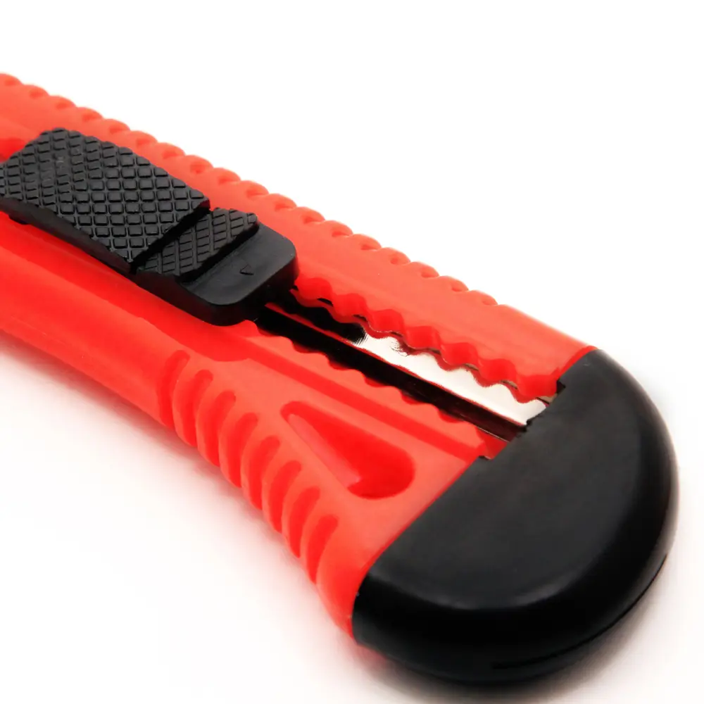 Нож строительный Vira Pushlock усиленный пластиковый корпус сегментное лезвие 18 мм STLM-2027856 - Вид №4