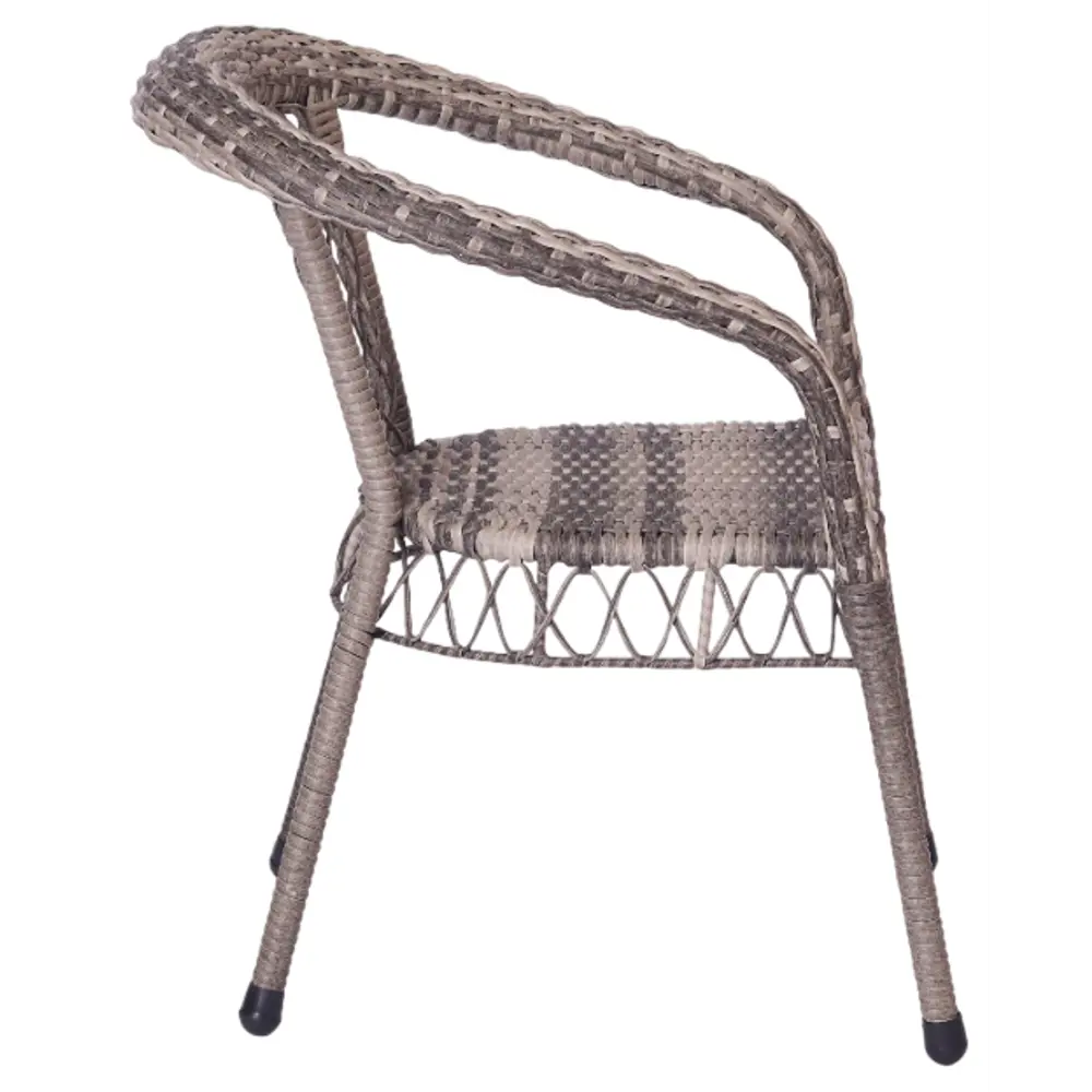 Кресло садовое Antony 60x60x80 см пластик серый Santreyd STLM-2199671 - Вид №3