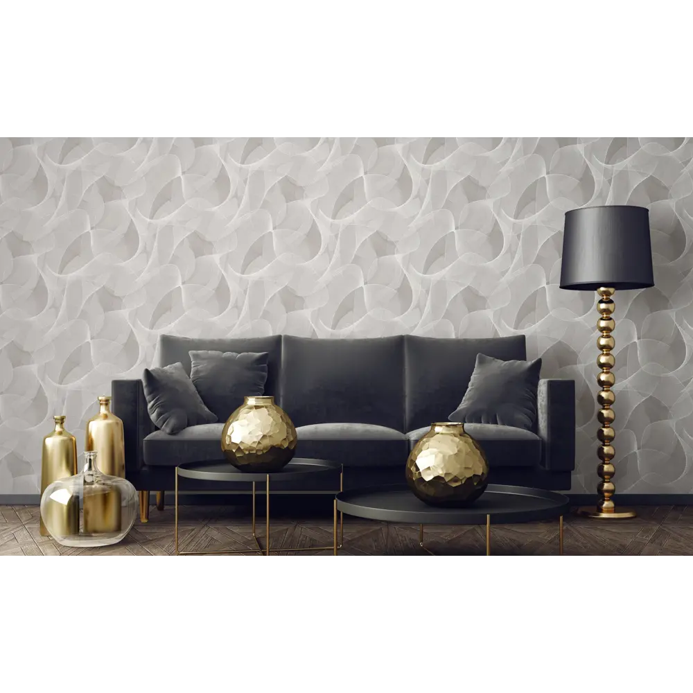 Обои флизелиновые Ateliero Space бежевые 1.06 м At38393-01 STLM-2129659 - Вид №3