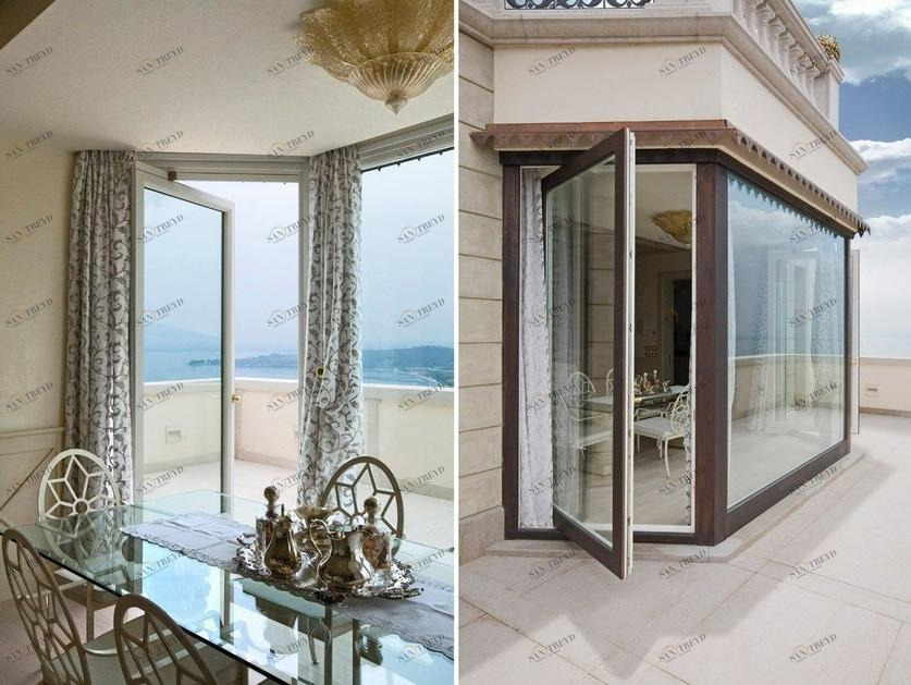 Capoferri Serramenti Поворотное окно из алюминия и дерева Sa91 sun-id-1449925