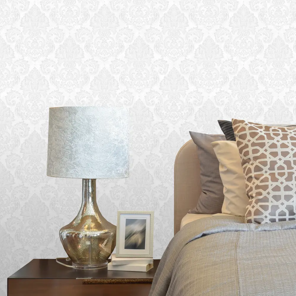 Обои флизелиновые Euro Decor Barocco серые 1.06 м 3700-7 STLM-2177462 - Вид №3