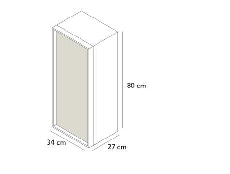 Колонна для ванной комнаты в Акроне© с дверями Acquabella Show ARCH-00085207 - Вид №3