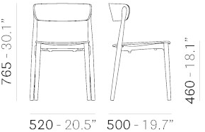 Pedrali Стул для ресторана Ash Nemea 2820 - Вид №12