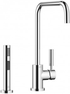 33820625-00_1_27721970-00_1 Смеситель однорычажный с душевым гарнитуром для ополаскивания - хром Dornbracht Meta.02