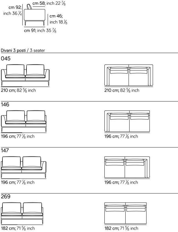 AMURA Модульный угловой диван из ткани Leonard Am024.240+241+245 - Вид №6