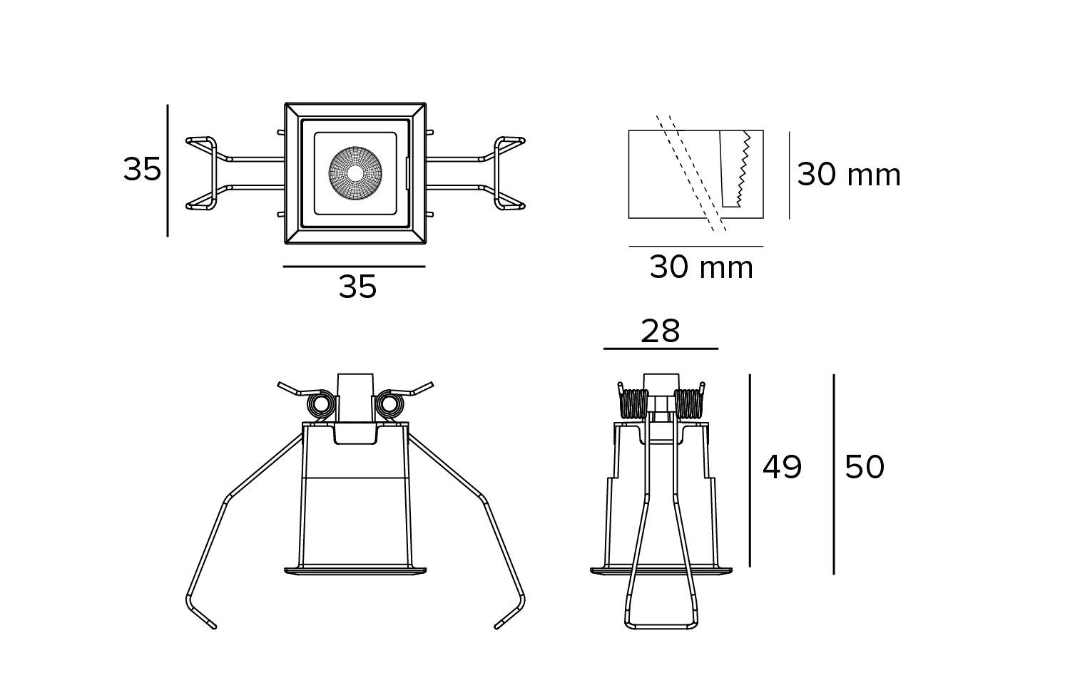 Утопленный светодиодный прожектор TARGETTI Oz ARCH-00013007 - Вид №3