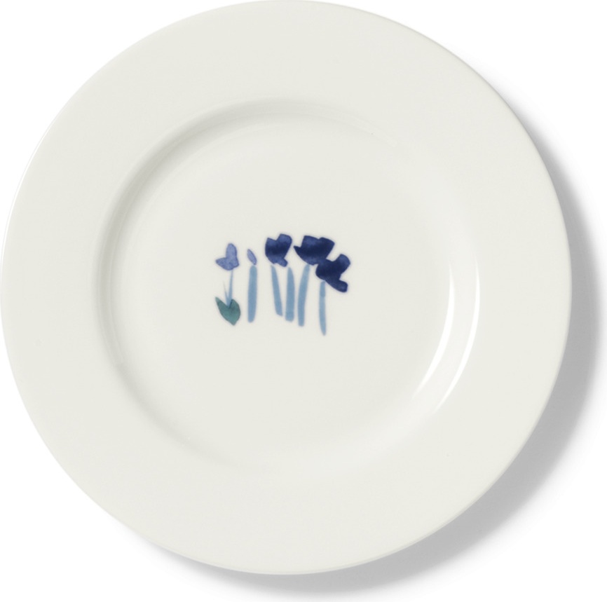 10639807 Dibbern Тарелка десертная Dibbern "Впечатление.Дельфиниум" 16см Фарфор 