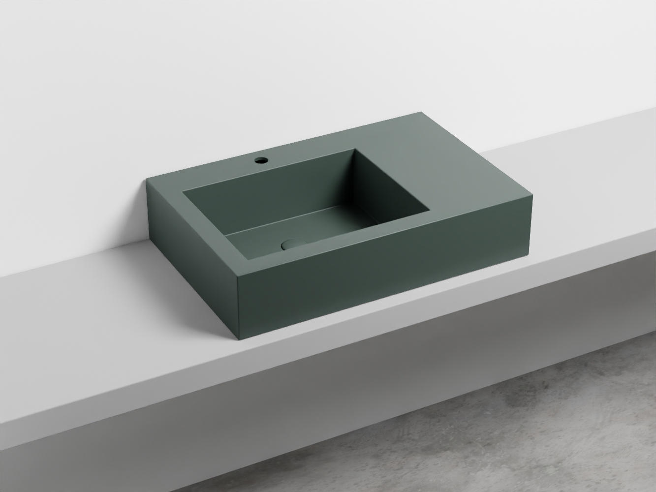 NALAMSX-MU Керамическая раковина с 1-им отверстием, чаша слево cielo I Narcisi Ceramica Cielo