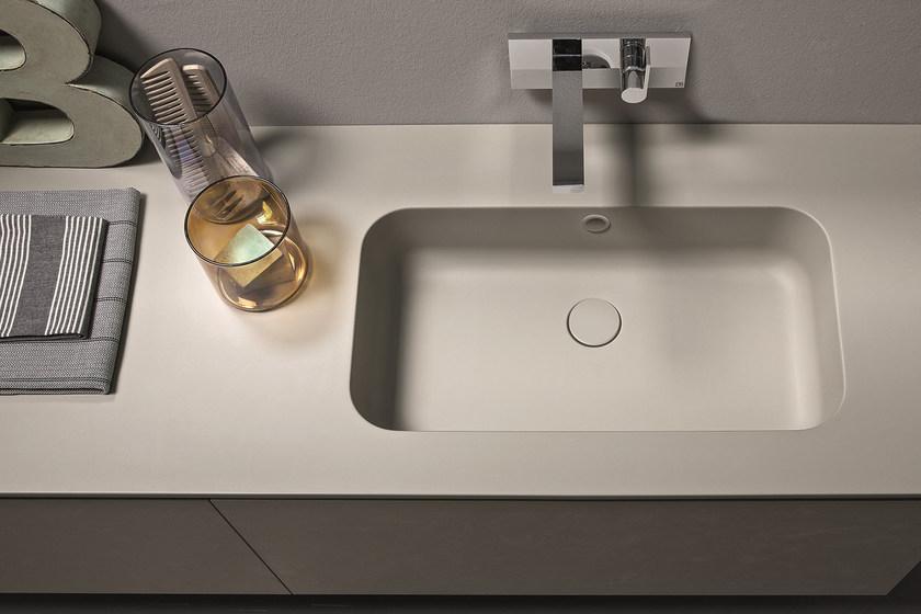 Birex Тумба под умывальник из лакированного меламина с зеркалом 45 sun-id-1498381 - Вид №2