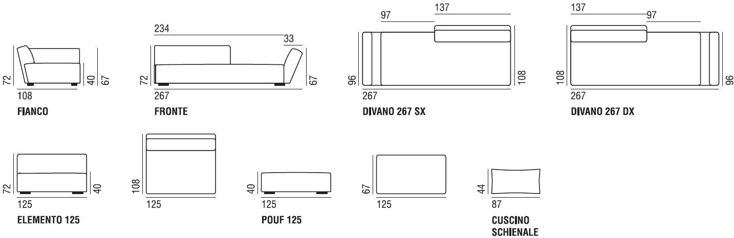 Verzelloni Кресло со съемным чехлом из ткани Itaca sun-id-1498591 - Вид №2