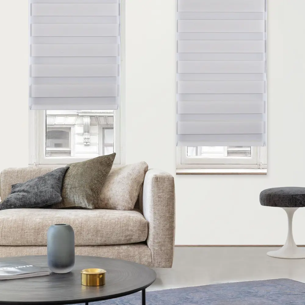 Штора рулонная день-ночь Silver 70x160 см молочная Santreyd Д/Н SILVER STLM-2203226 - Вид №2