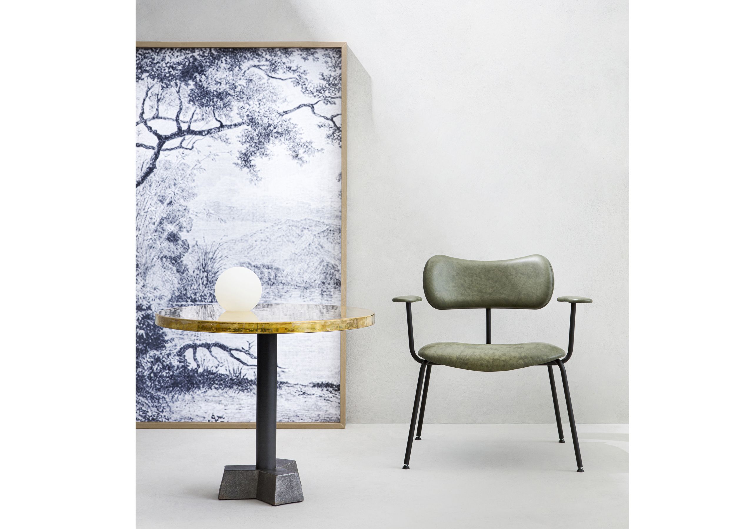 Тканевое кресло с подлокотниками JOB’S Nod ARCH-00018101 - Вид №2