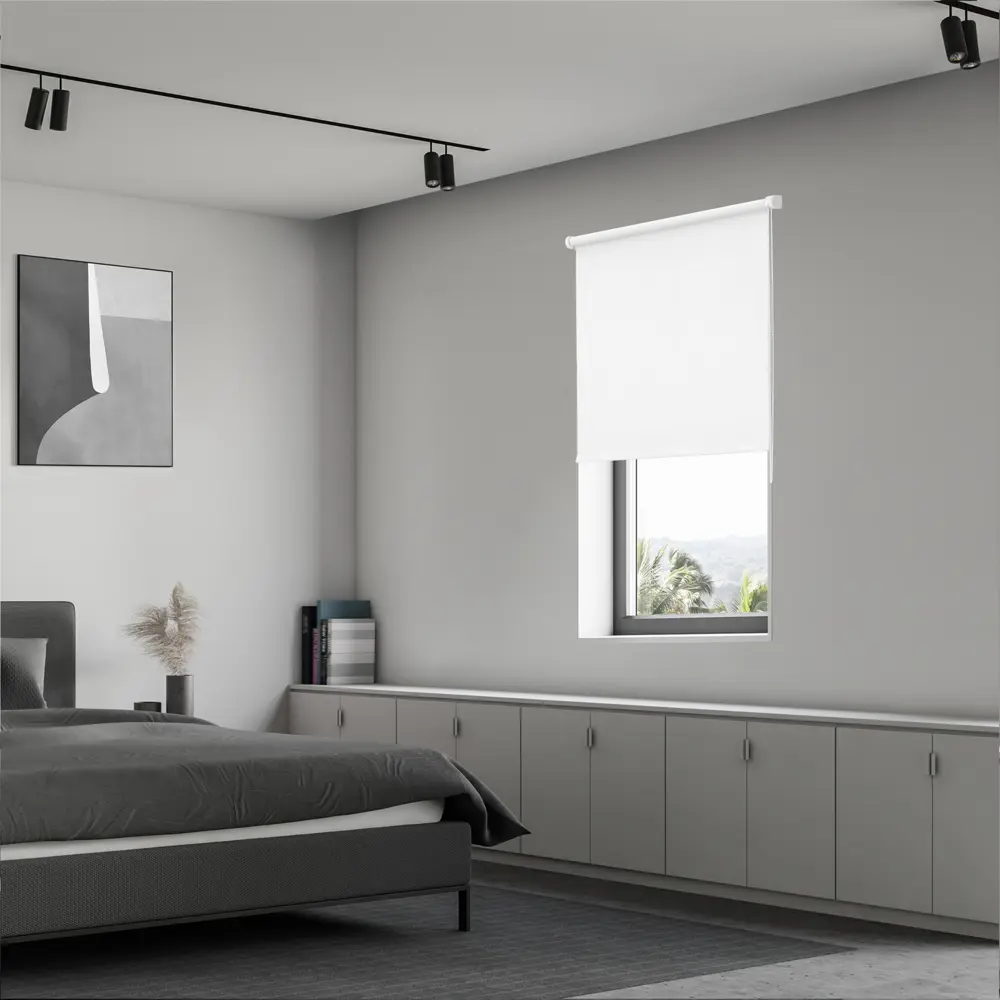 Штора рулонная блэкаут KREAFORTA Karelia 60x160 см белая STLM-2040973 - Вид №7