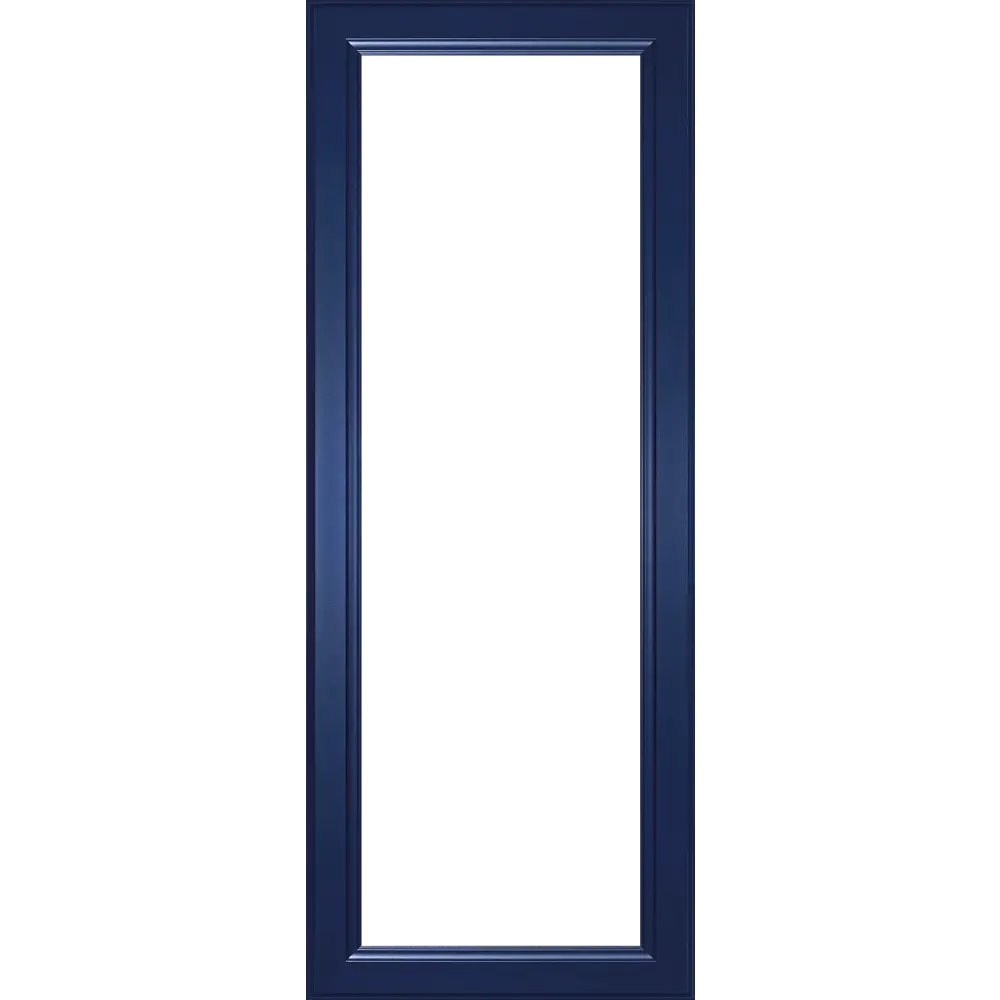 Фасад-витрина кухонного шкафа Реш 39.7x102.1 см Delinia ID МДФ цвет синий STLM-2061608 - Вид №1