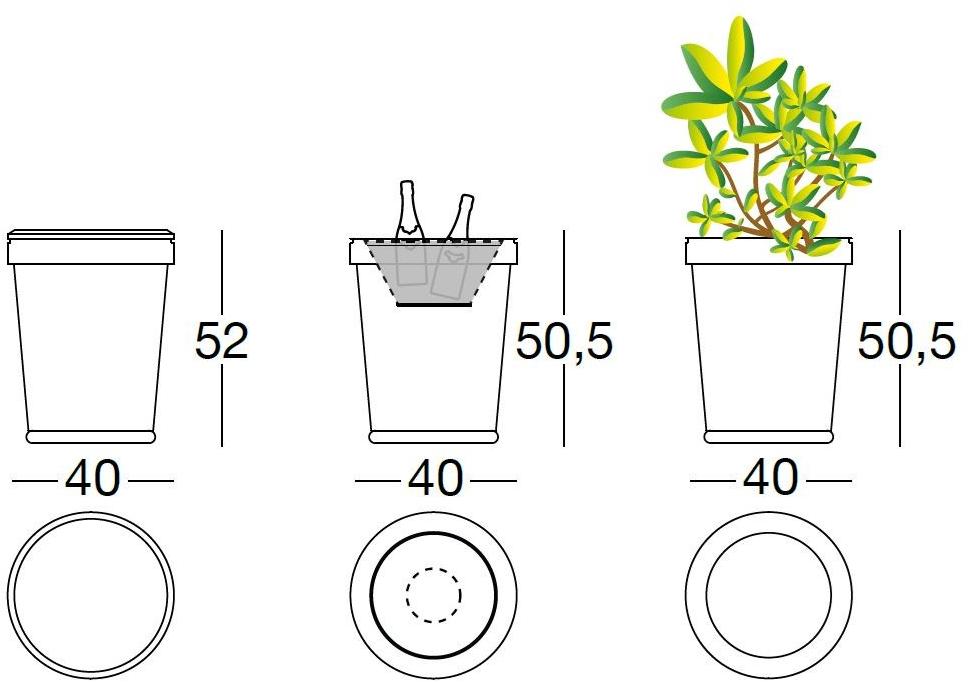 Longhi Журнальный столик / подставка для вазы из ткани Loveluxe 2018 – illusion collection Y 699 - Вид №5