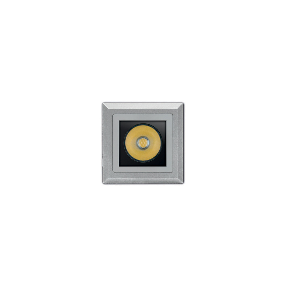 8470067 Встраиваемый в пешеходный пол Platek NANO FULL INOX QUADRATO  NANO FULL INOX - 1 LED 4000K Elliptical 