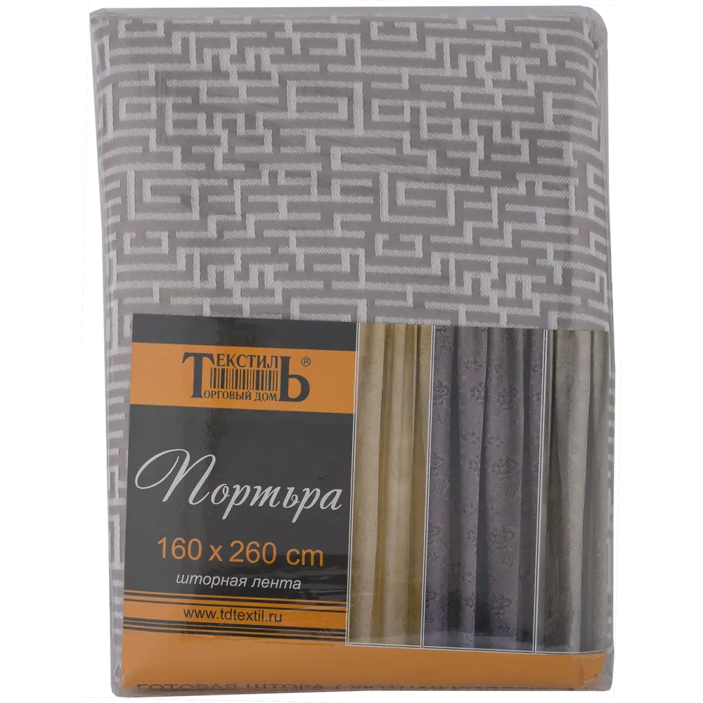 Штора на ленте «Ариадна», 160х260 см, цвет бежевый ТОРГОВЫЙ ДОМ ТЕКСТИЛЬ STLM-2023473 - Вид №5
