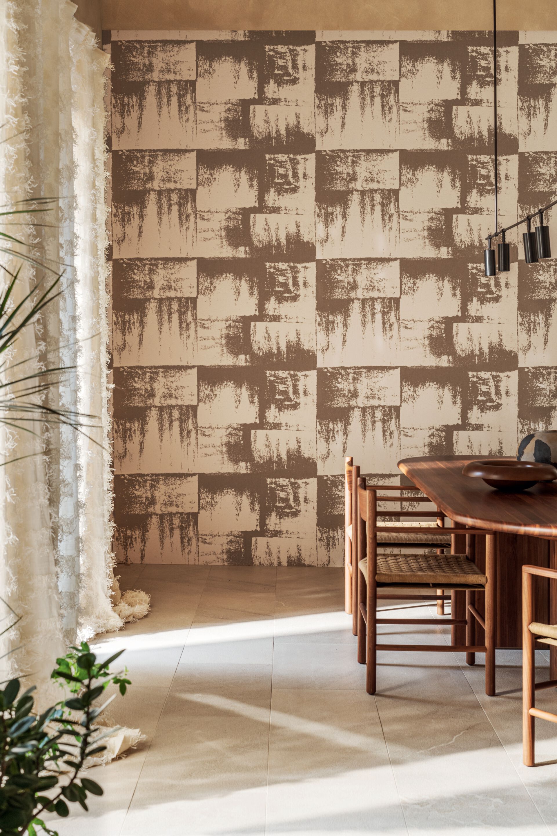 Льняная огнестойкая настенная ткань Élitis Lin Plâtré ARCH-00101421 - Вид №2