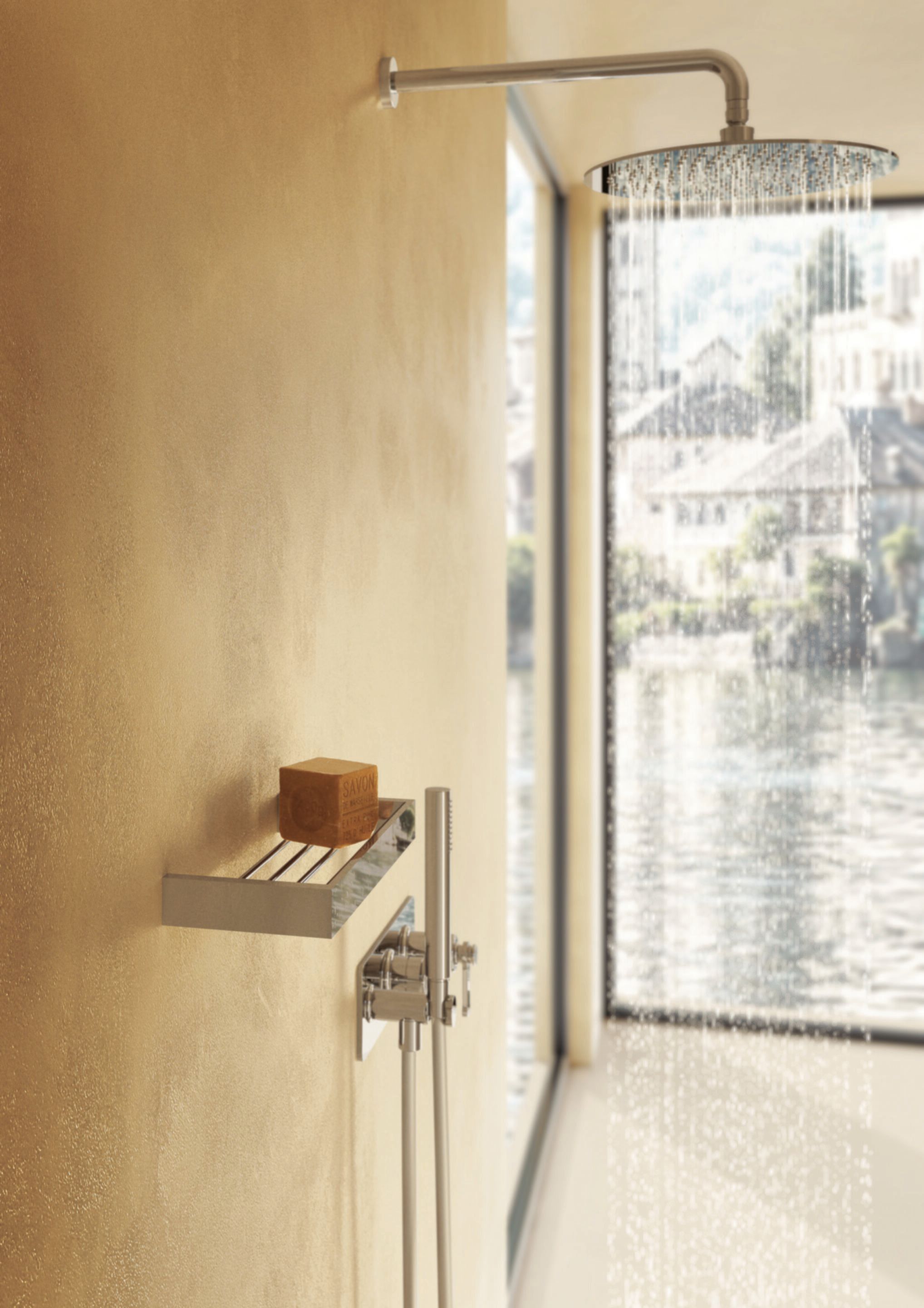 Встраиваемый однорычажный смеситель для душа / ванны с переключателем CRISTINA Rubinetterie Маяк ARCH-00147103 - Вид №2