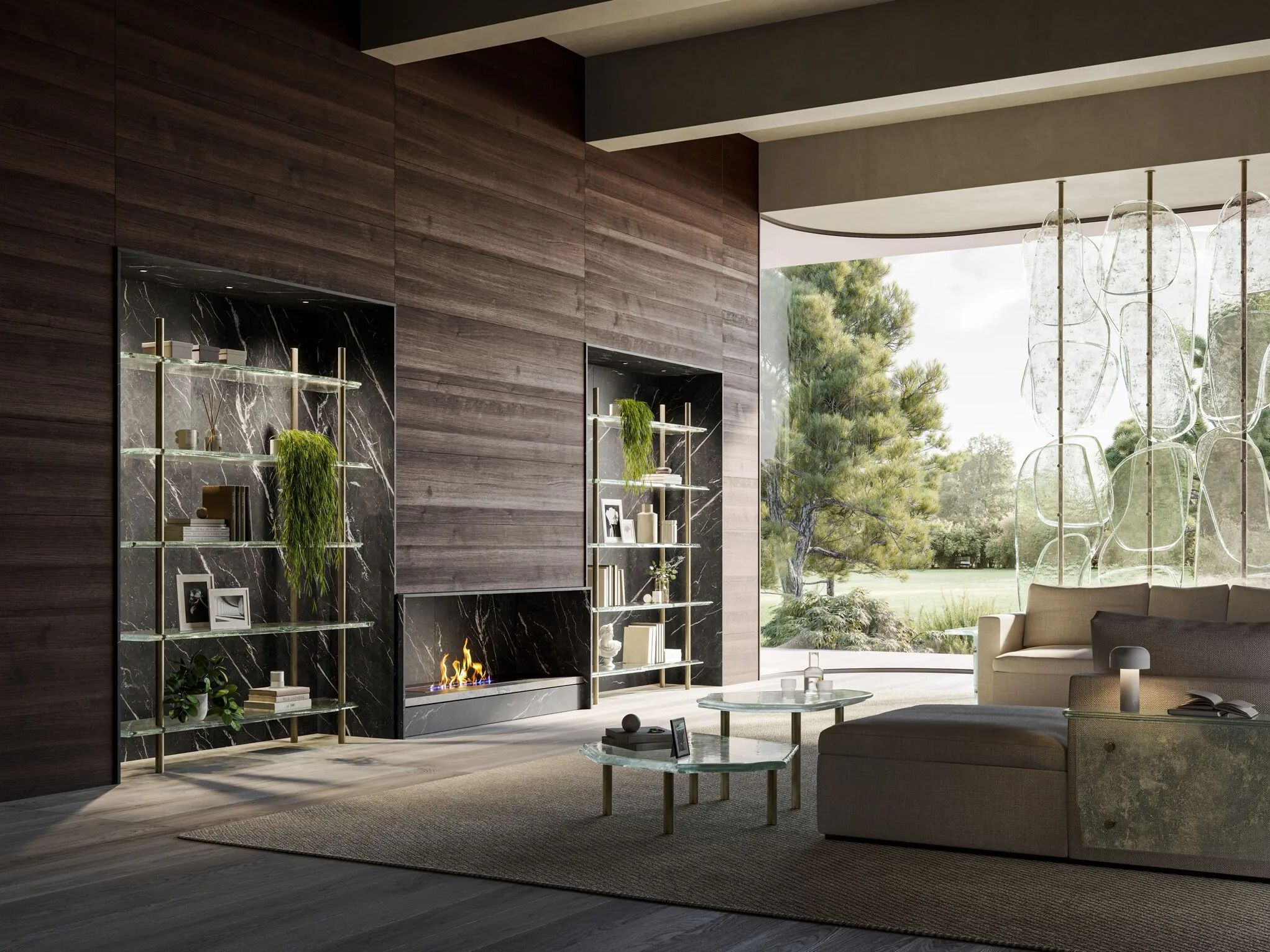 Низкий стеклянный журнальный столик ARTE VENEZIANA Melt ARCH-00064782 - Вид №5