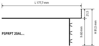 PROGRESS PROFILES Профиль по периметру для фальшполов Prosupport sun-id-1381116 - Вид №3