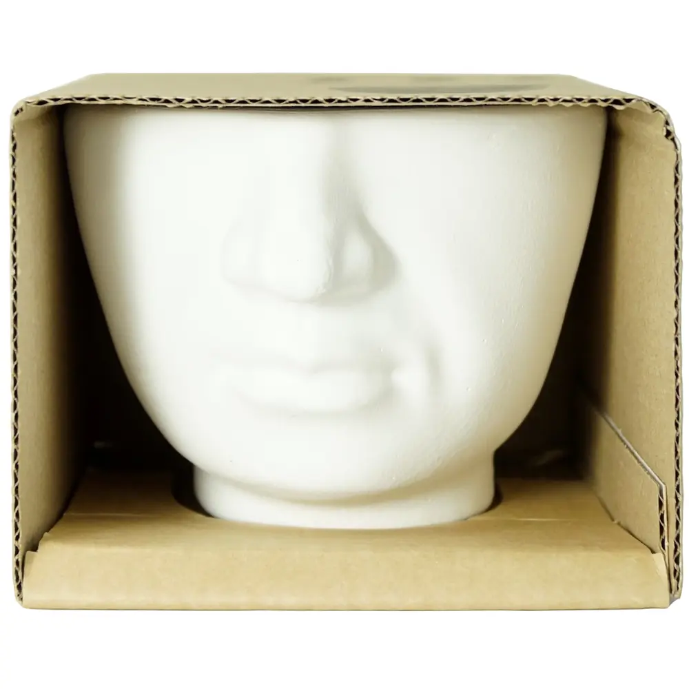 89201821 Свеча в гипсе Орней белая 9 см STLM-0825546 EVIS  - Вид №6