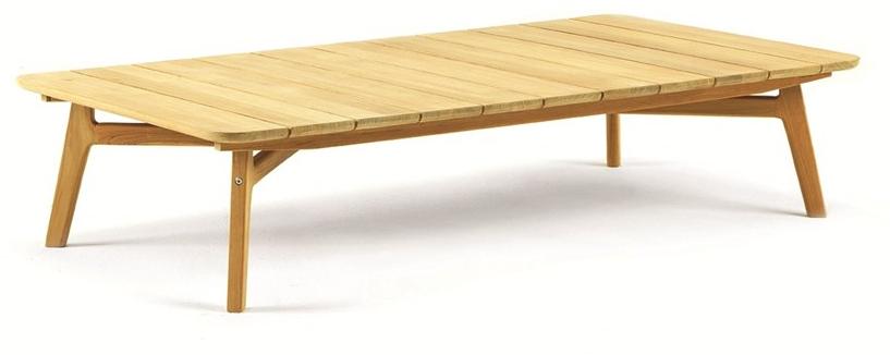 Ethimo Прямоугольный столик для сада из тика Knit Knitbr01 - Вид №1