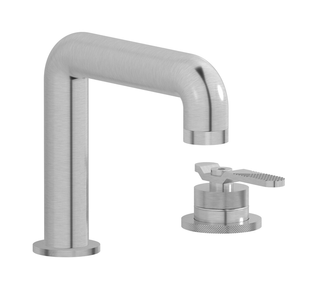 Смеситель для раковины на 2 отверстия WE ARE IB b2394ss Brushed Nickel Bold