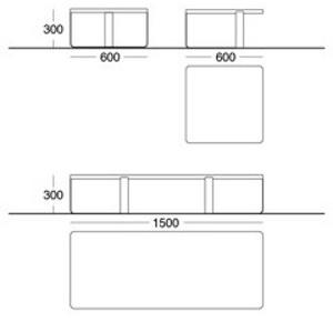 MEMEDESIGN Прямоугольный журнальный столик контрактный sun-id-1480623 - Вид №8