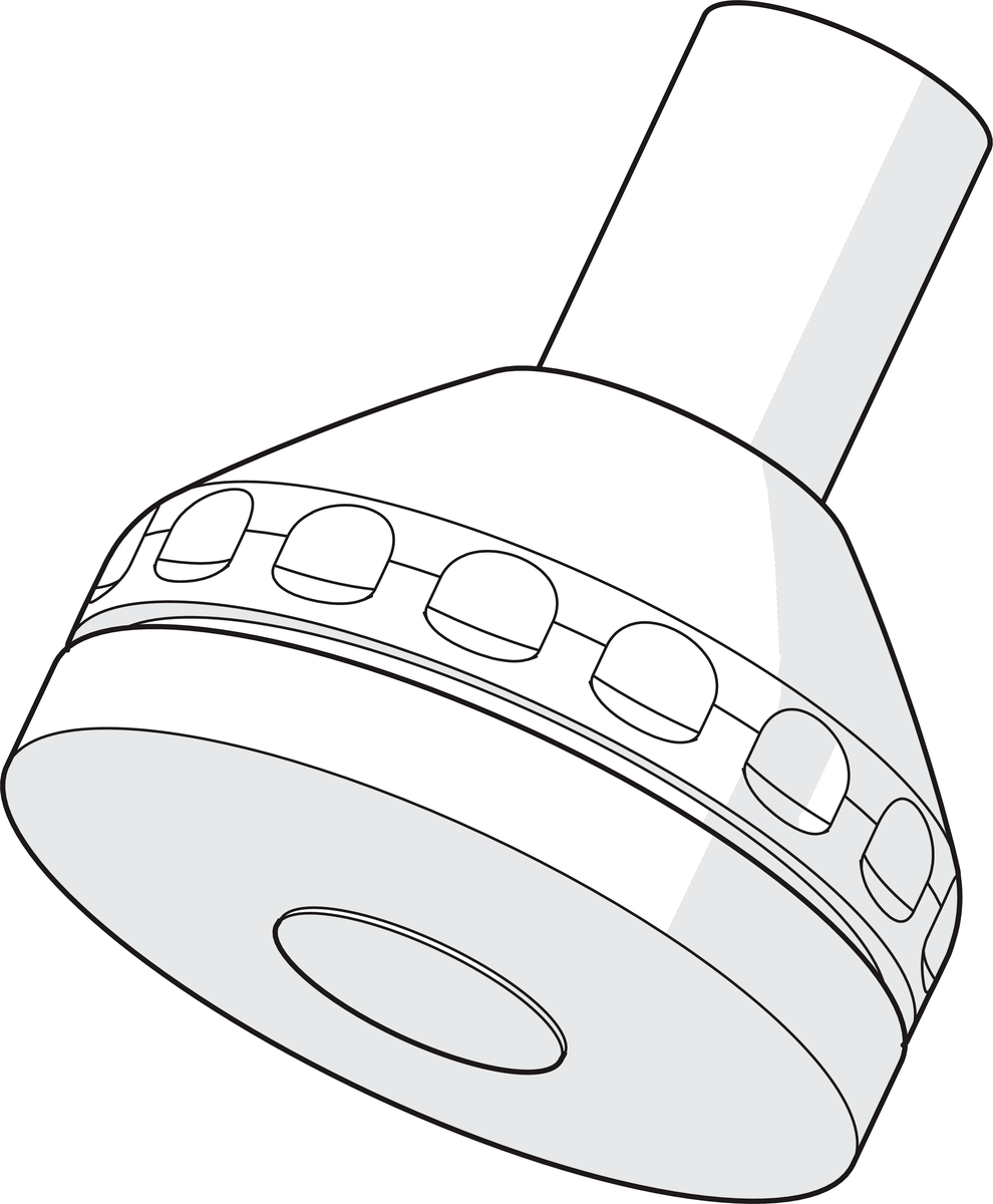 Oras 305 Сеточная головка душа, 12 l/min 305  Хром  - Вид №1