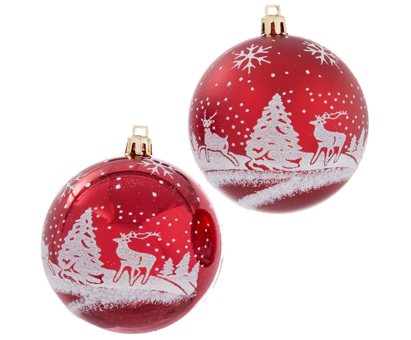 DZ-087-816 елочная игрушка, набор 6шт TO4ROOMS  - Вид №1