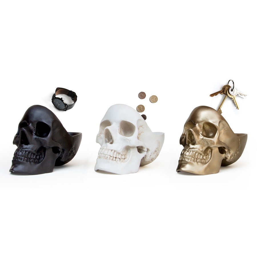 Органайзер для мелочей Skull, золотой SUCK UK SKTIDYSKULL3 - Вид №10