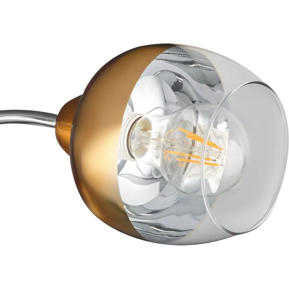 Люстра потолочная JLIGHT FIERA 3 лампы 18 м², цвет хром 84534215 STLM-2118886  - Вид №5