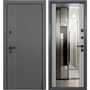 Дверь входная металлическая Torex 86x205 см правая клауд скай ферро с зеркалом