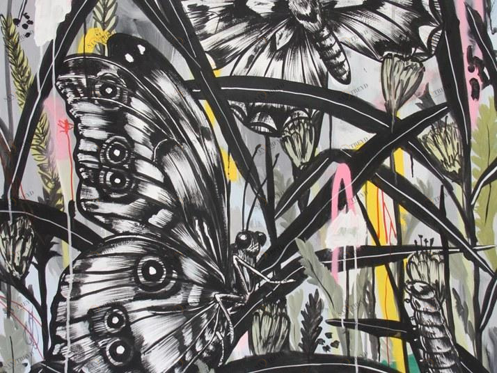 MOMENTI Авторский художественный принт Crazy home paintings Re-006