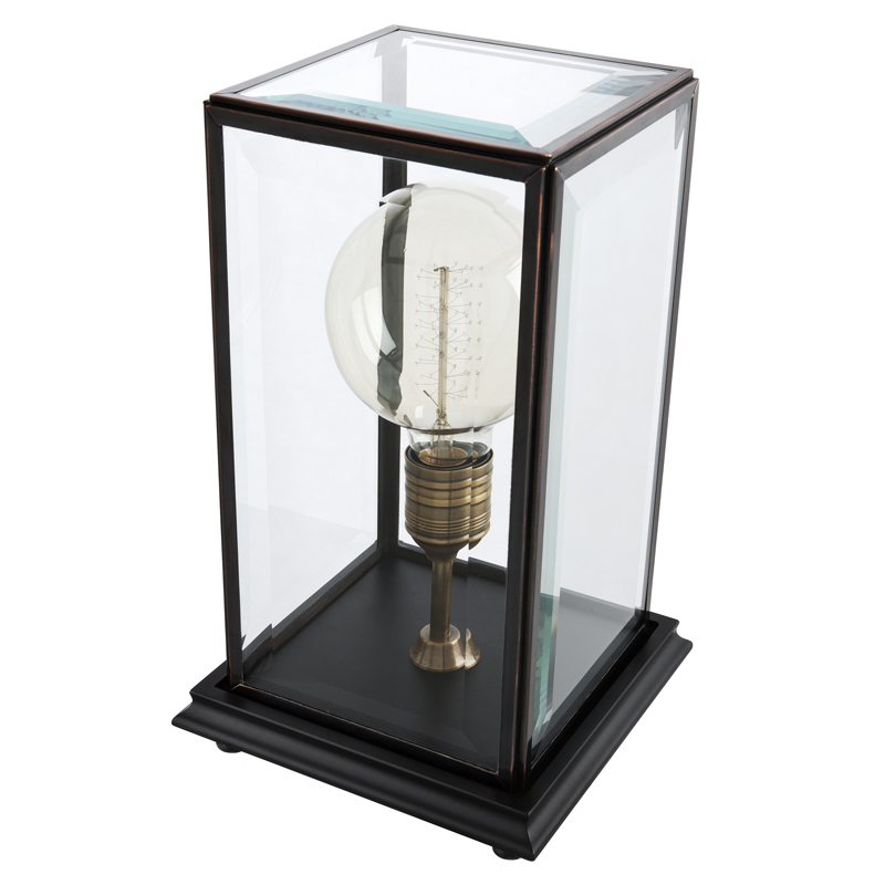 Настольная лампа Easton от Eichholtz 108583 EICHHOLTZ ИНТЕРЬЕРНЫЕ 061760 Прозрачный;черный  - Вид №2