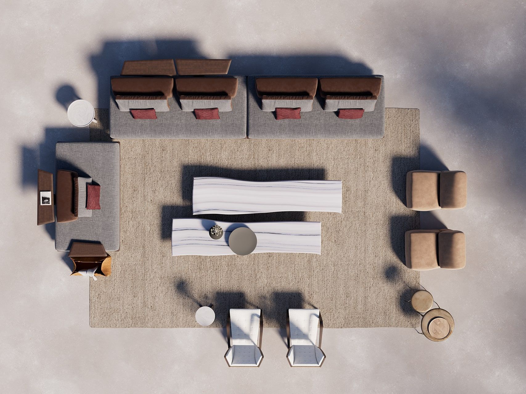 Ткань сад диван Exteta Caprera ARCH-00016629 - Вид №29