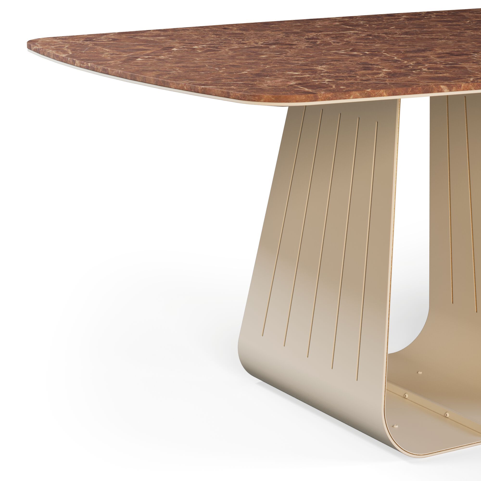 Прямоугольный садовый стол с мраморной столешницей Myface Orizon ARCH-00130078 - Вид №2