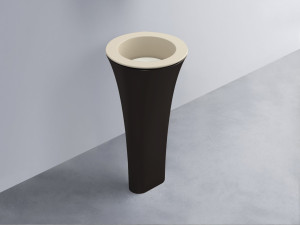 AMLA45-LN+AMPILT-TL+AMCOLT-LV Раковина Amedeo Tondo отдельностоящая cielo Enjoy + Amedeo