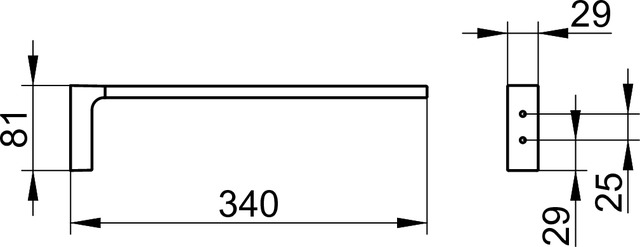11122030000 Полотенцедержатель KEUCO Edition 11 - Вид №2