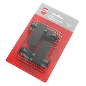 Набор вентилей для радиатора Royal Thermo Cube 1/2" прямой цвет черный 89353150 STLM-2003131