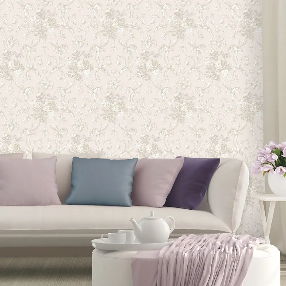 Обои флизелиновые Erismann Elegance бежевые 1.06 м 3499-2 STLM-2057107 - Вид №2