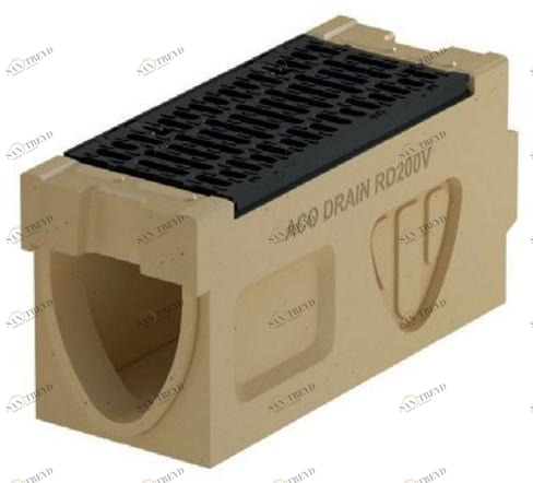 ACO PASSAVANT Контрольный элемент в полимербетоне Aco drain® monoblock rd sun-id-1425262