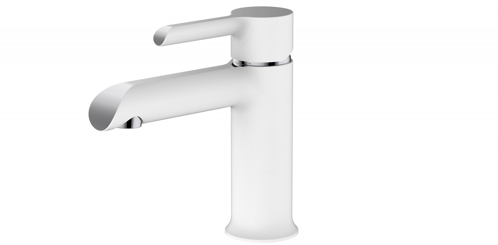 HB10805-8 Каскадный смеситель для раковины , белый Haiba 