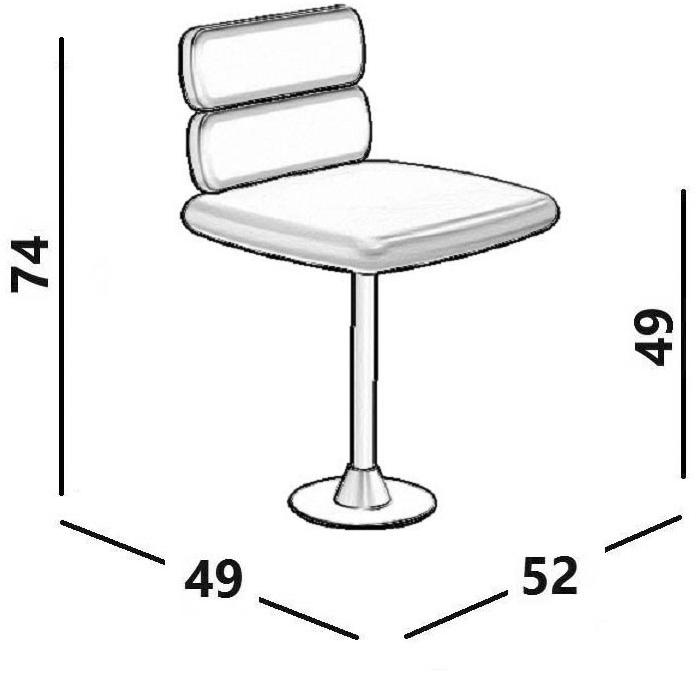 Luxy Вращающееся кресло на козелке из кожи Cluster sun-id-1434595 - Вид №3