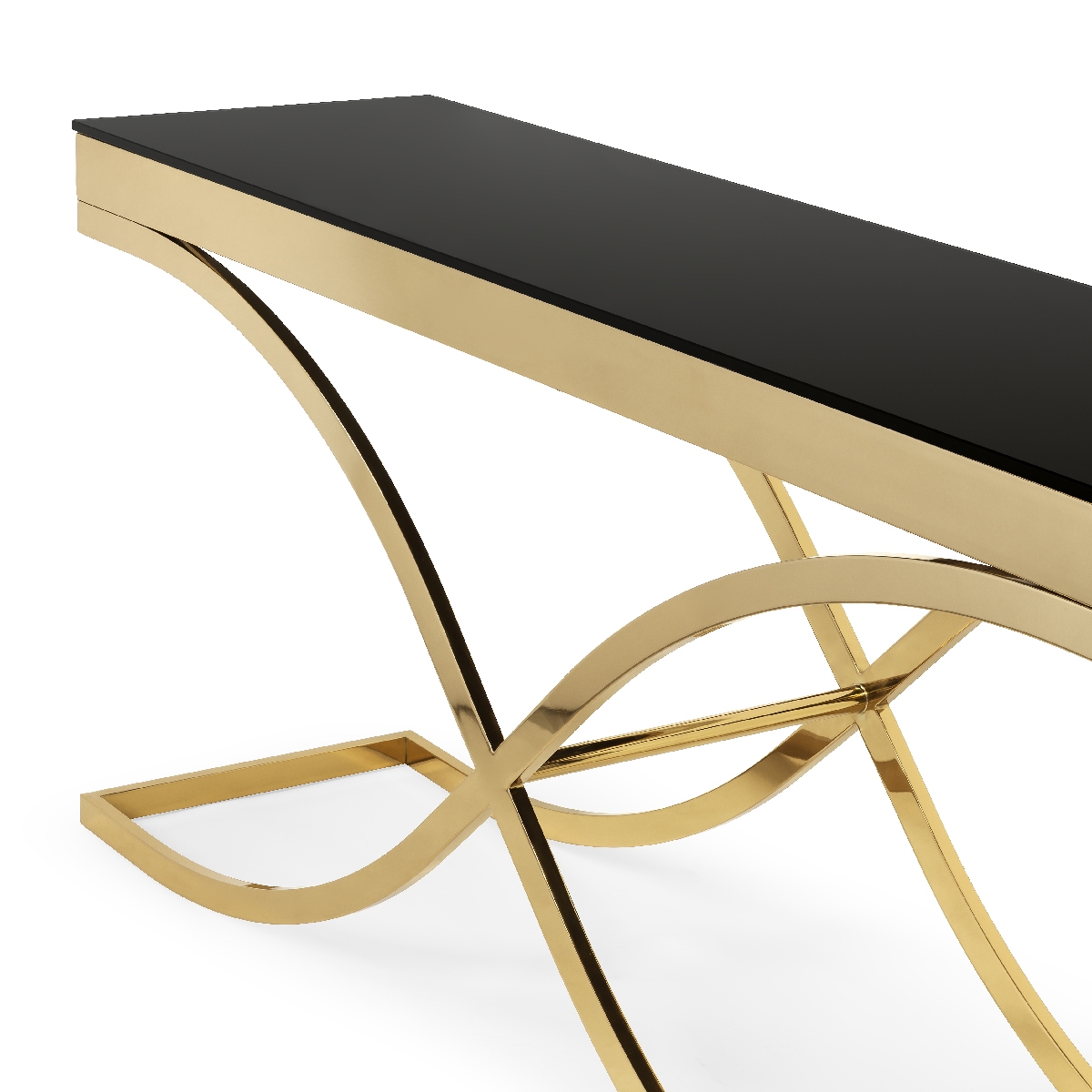 450240-01 ABHIKA КОНСОЛЬ GARDA X H88 180X50 GOLD  - Вид №2