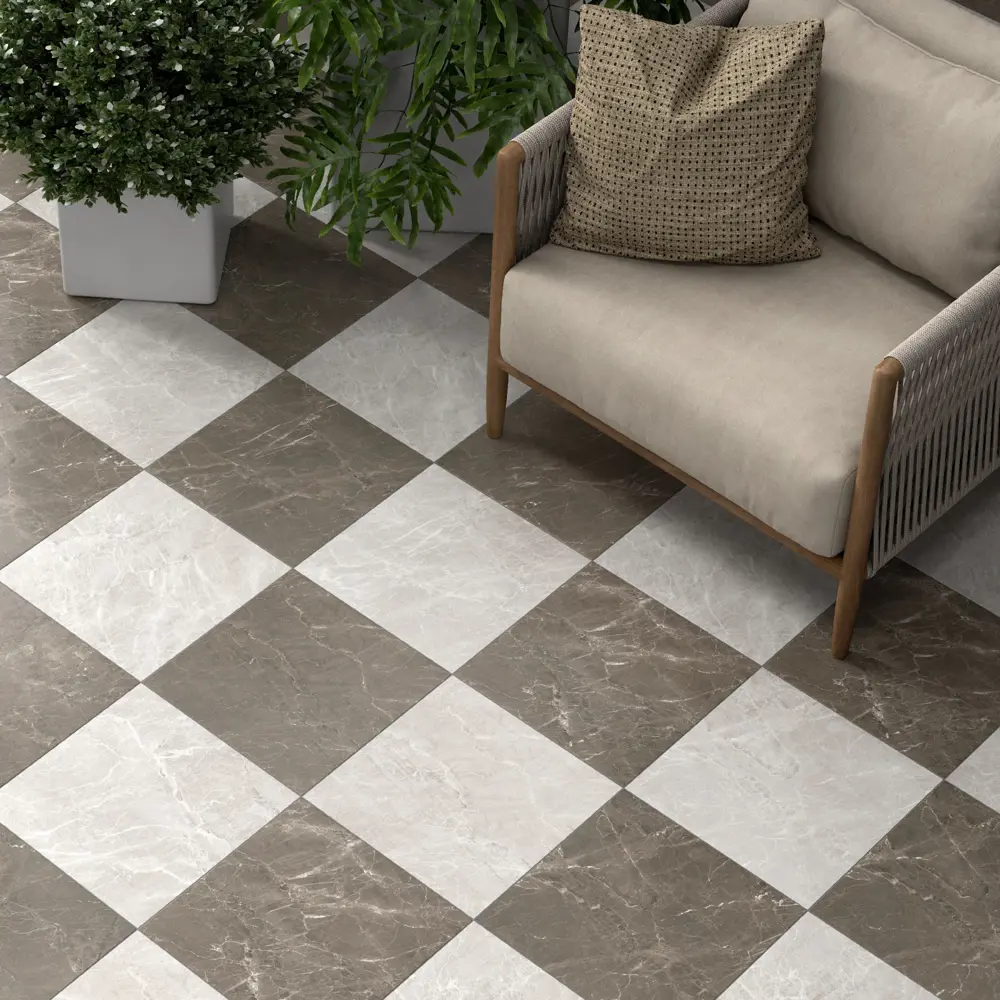 Глазурованный керамогранит Kerama Marazzi Феррара SG171700N 40.2x40.2 см 1.62 м² матовый цвет серый STLM-2007953